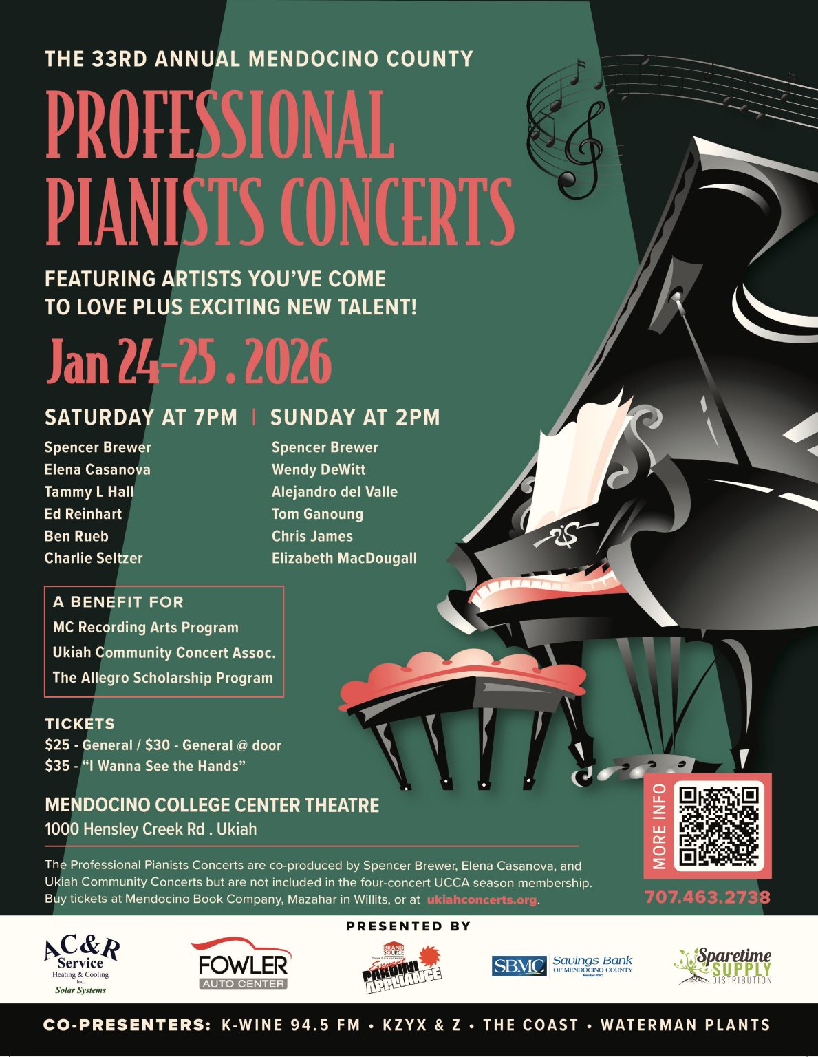 Gallery 1 - 33rd Annual Professional Pianists Concerts