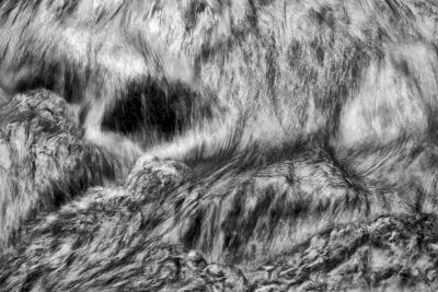 An abstract study of moving water in the Blue Ridge Mountains of Georgia