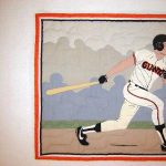 Gallery 5 - Baseball batter is shown in action with hand stitches