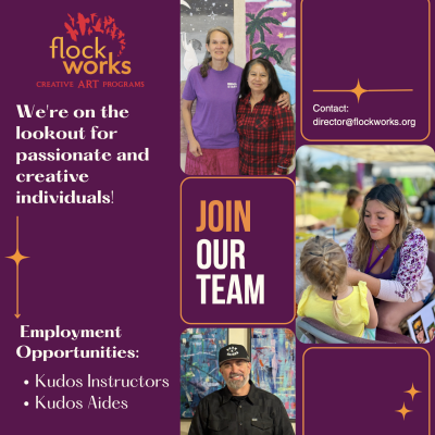 Flockworks is Hiring Kudos Instructors and Aides