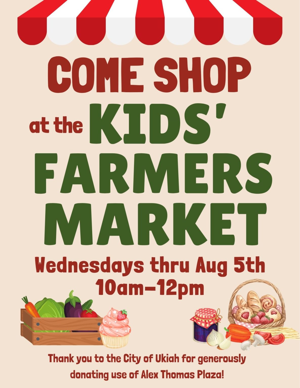 Gallery 1 - Come Shop the Kids' Farmer's Market at Alex Thomas Plaza Wednesdays 10 AM to noon thru Aug 5th