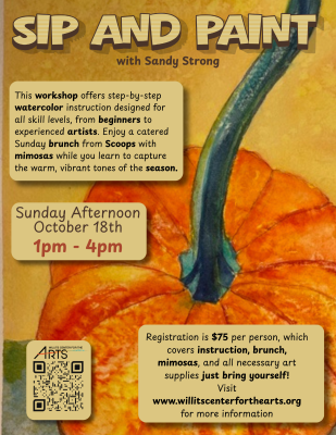 Sip and Paint Brunch with Sandy Strong