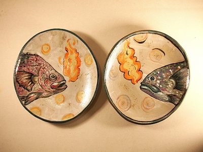 "Submerged: Plates, Tides, Shifting Scales," featuring member artist Rose Gitlin, Presented by Northcoast Artists Gallery, Fort Bragg CA