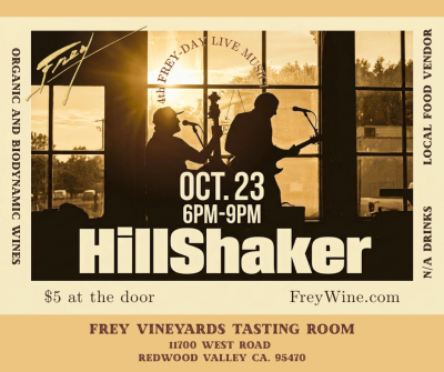 4th Frey-Day Live Music with Hillshaker