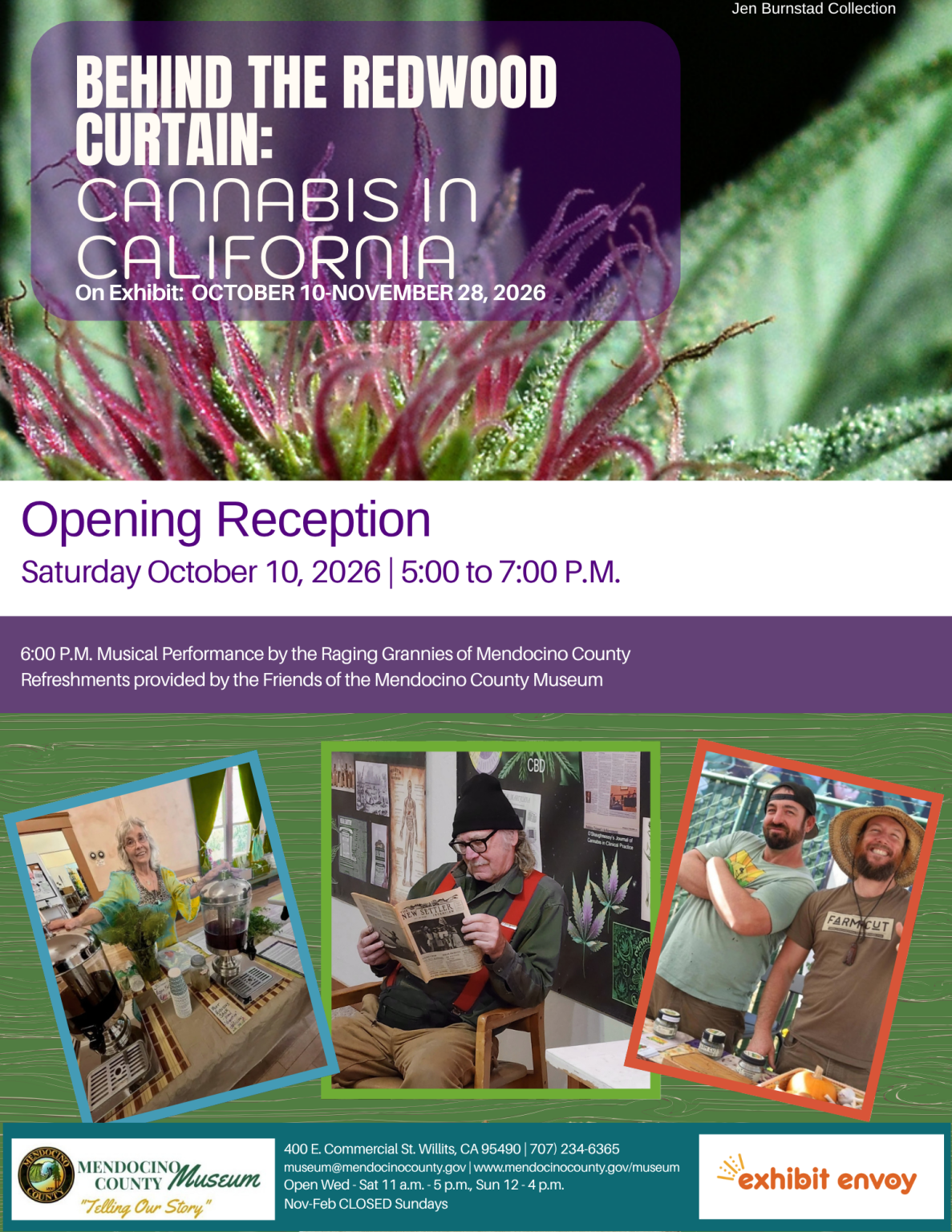 Gallery 1 - Opening Reception- Behind the Redwood Curtain: Cannabis in California